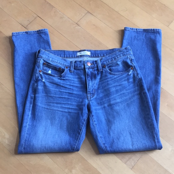 Madewell The Slim Boyjeans distressed womens 27 - Picture 6 of 15
